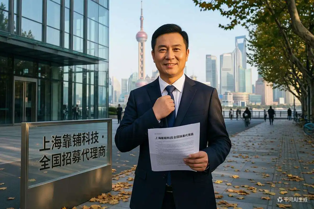 上海靠铺科技全国招募代理商|双重营收模型+高额利润空间,打造长期可持续变现体系