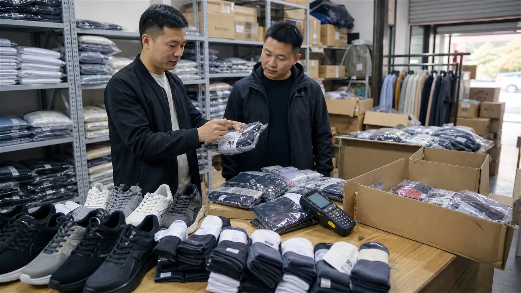鞋服贴身用品供货商寻找线下门店和社区团长，整包货盘与单款补货可稳定配合