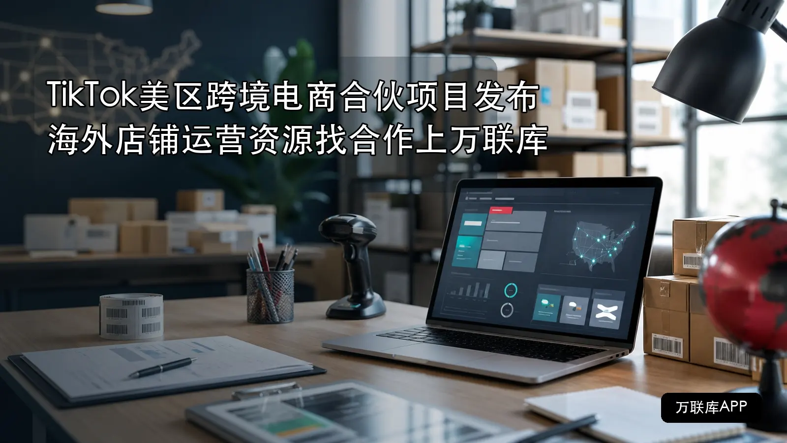 TikTok美区跨境电商合伙项目发布，海外店铺运营资源找合作上万联库
