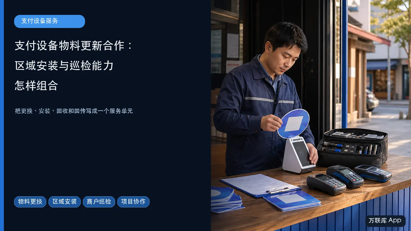 支付设备物料更新合作内容卡片