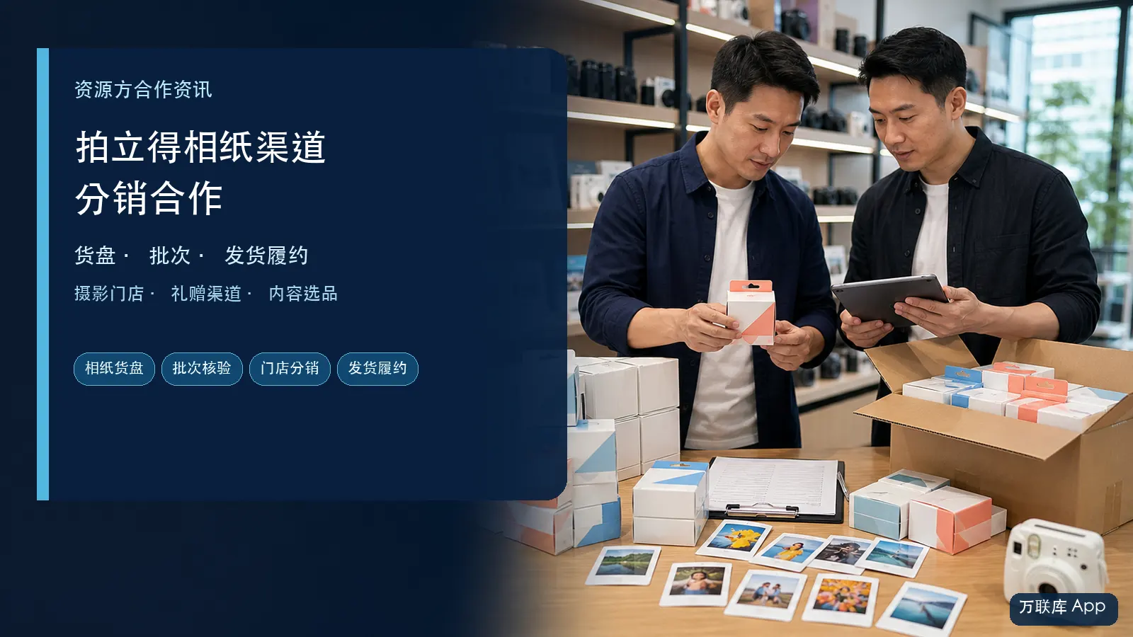 拍立得相纸渠道分销合作