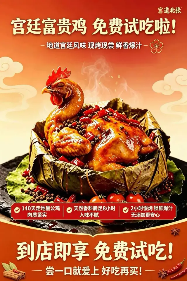 全国宫廷荷叶烤鸡夜市推广（长期，轻创业）适合宝妈，时间自由，可做副业-1