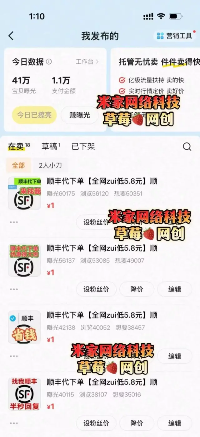 顺风快递代下单 一部手机在家可做，一天收益700＋可以复制可放大-3